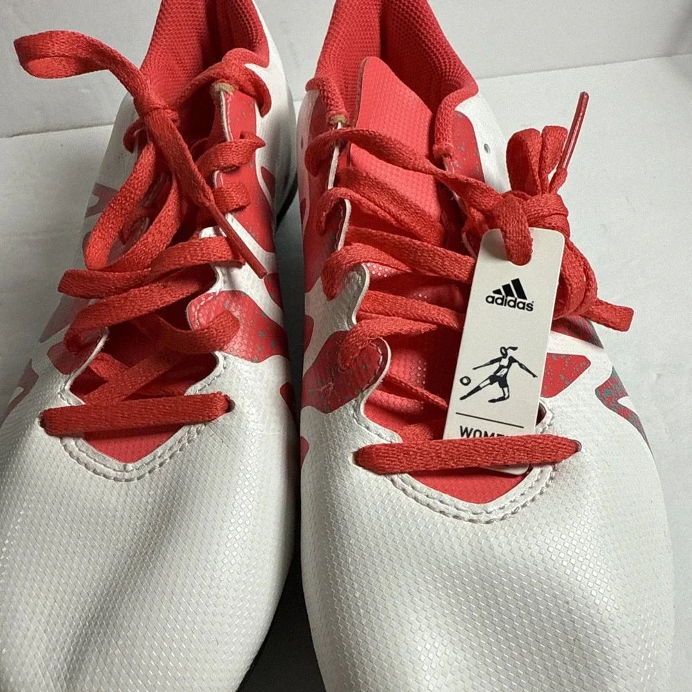 Adidas Soccer X 15.4 Cleats Men Size 8 White Neon Sports New Size‎ 8.5